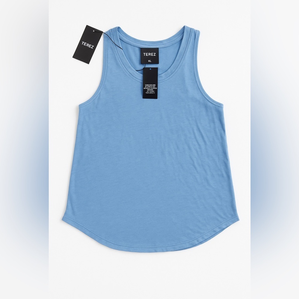 NWT Zara Terez Girl’s Blue Tank Top | Size XL | Made in NYC
